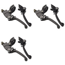 6x Kupplung Brem Hebel für 22Mm 7/8 Zoll Lenker 110Cc 125Cc 140Cc TTR 125Cc Apollo 125 Pit Dirt Bike Motorrad,Schwarz