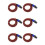 6X Speakon Speaker Cable Bare Wire Open End Cable, Speakon to Speaker Wire Audio Cord Amplifier Connection Cord 1