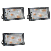 3X LED-Groeilamp Volledig Spectrum Phyto-Lamp voor Planten 100W LED-Groeilamp Phytolamp Kasgroei Verlichting Draadstekker