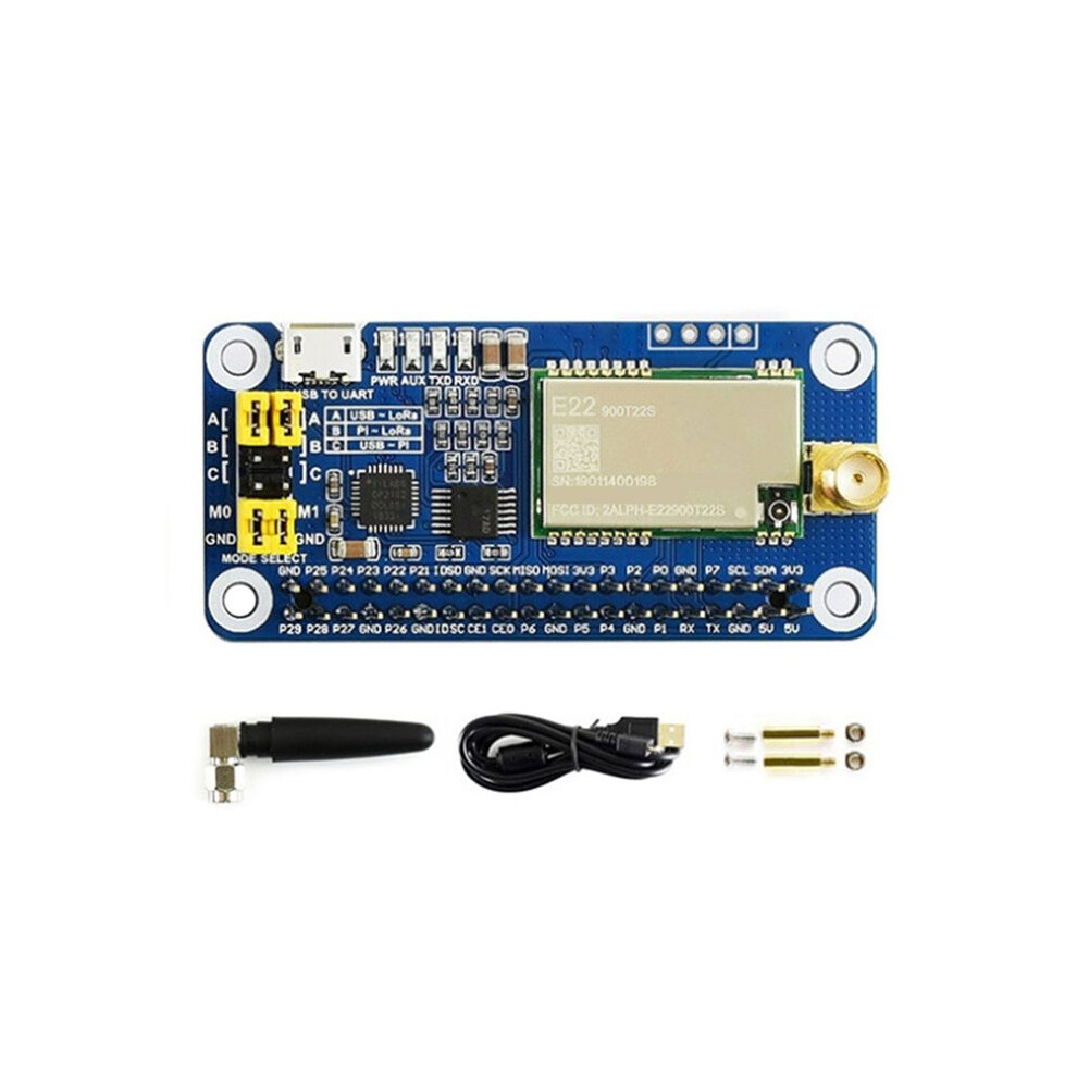 Waveshare Sx1262 Lora Hat For Raspberry Pis X1262 Lora Hat For Raspberry Pi 868Mhz Band For Raspberry Pi 5/4B/3B 6032442236192
