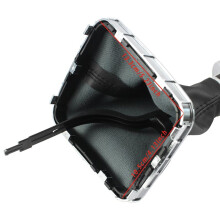 Para Zafira B 2005 2006 2007 2008 2009 2010 Manopla de Câmbio 6 Marchas com Capa de Bota de PU Preta