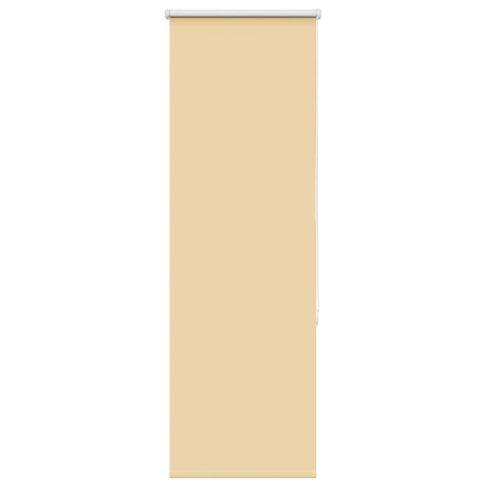 Vidaxl Roller Blind Blackout Beige 55X150 Cm Fabric Width 50.7 Cm Polyester