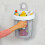 Hanging Bath Toy Storage with Quick Drying Mesh, White & Gray 3
