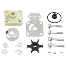 Kit D'Impulseur de Pompe à Eau 6AH-W0078 6AH-W0078-00 6AH-W0078-A2 18-3479 pour 4 Temps 15 20 Hors-Bord F15C F20