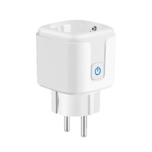 Tuya WiFi Plug 16A EU Socket with Power Monitoring Timing Function Voice Control Via Tuya for Alexa GoogleHome(EU)