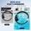 520724 Power Cable for  IntelliChlor PCBA, SCG Cell & EasyTouch Pool Systems, 4-Pin Connector with Locking Clips 5