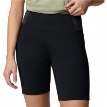 (M) Columbia Women's Athletic Shorts Black Polyester Sport Pants Lightweight Breathable Casual Fitness Shorts