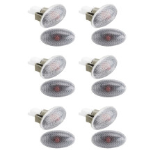 632574 12 X Clignotant Latéral Feu de Position Répétiteur Indicateur de Lampe pour 206 407 607