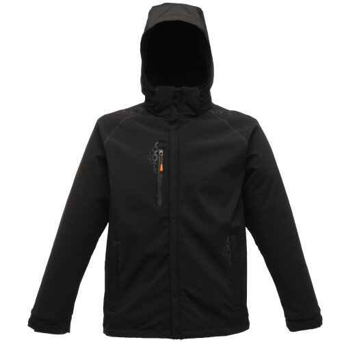 (L, Black) Regatta Professional Mens Repeller X-Pro Softshell Jacket
