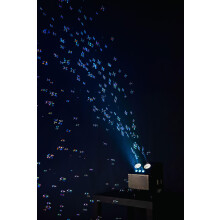 QTX | Double Bubble Machine with LED Effects: High-Output LED Bubble Machine with Remote Control