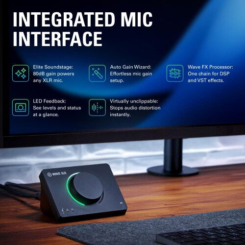 Elgato Wave XLR MK.2 USB Audio Interface and DSP Mixer 1