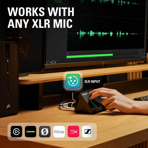 Elgato Wave XLR MK.2 USB Audio Interface and DSP Mixer 2