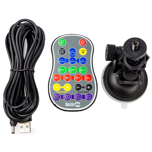 RockJam Wireless Rechargeable 6Watt LED Disco Lights with Remote Control 2