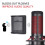 HyperX QuadCast Pop Filter - Microphone Windscreen Cover Compatible with HyperX QuadCast S USB Gaming Microphone by YOUSHARES 3