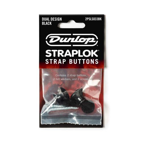 Dunlop Jim Dunlop Straploks (2PSLS033BK),Black 1
