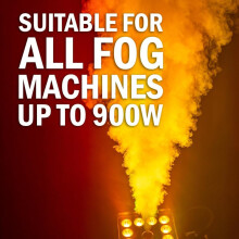 QTX High Grade Fog Fluid Orange 1L Liquid Smoke for Fog Machine, Long-Lasting Smoke Machine Fluid, Water-Based Fog Machine Liquid for Machines Up to