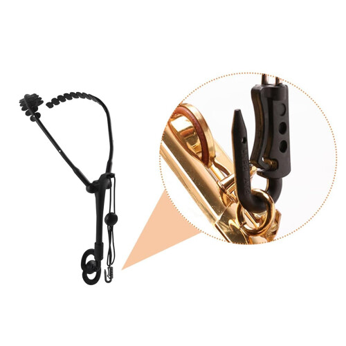 Alnicov Saxophone Shoulder Harness Comfortable Sax Neck Strap Hook 2