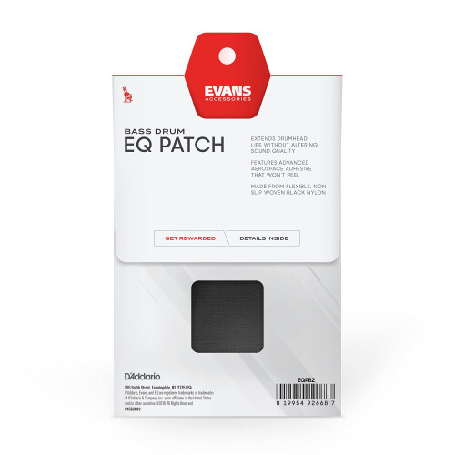 Evans EQPB2 Double Patch Black 2