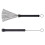 1 Pair Drum Brushes Retractable Wire Brushes Drums Drum Sticks Brush with Comfortable Rubber Handles 3