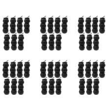 144 Pack Plastic Black Witch Candy Bowls Cauldrons,Pot with Handle ,for Halloween, Easter, St Patrick's Day Party Favors