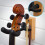Tiger Violin Wall Mount with Bow Holder 6