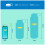 Nalgene WH Sustain Bottle cerulean 0,5 L 5