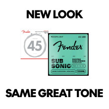 Fender 737250405 String Set For Electric Bass-7250ML (045/100) - Nickel Plated