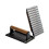 Meat Press for Grilling Cast Iron Bacon Press Rectangle Burger Press with Wooden Handle 2