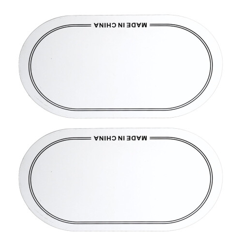 2PCS Drum Head Patch,Bass Drum Single Pedal Patch Drum Head Drum Percussion Instrument Drum Head Patch Protector for Practice Performance (Double Ped 2
