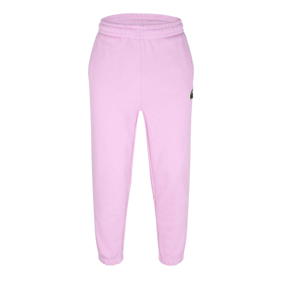 Lacoste (Xxs R, ) Womens/Ladies Cotton Blend Jogging Bottoms Pink