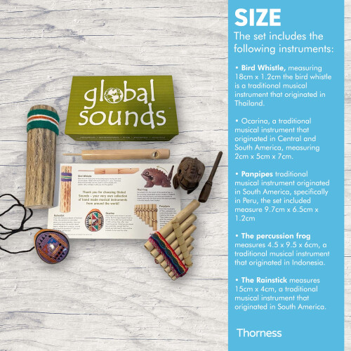 5 Great World Music Instruments Gift Set 1