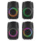 Fenton FT8LED-MK2 Portable PA Speaker System 8" with Bluetooth, Wired Microphone, Light Effect, Rechargeable Battery, Remote Control & AUX Input – 3 6