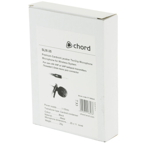Chord Premium Cardioid Lavalier Microphone 2
