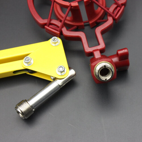 AKORD 2Pcs 3/8" to 5/8" Microphone Clip Stand Thread Adaptors