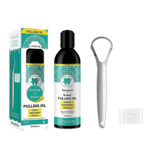Coconut Oil Pulling Mouthwash - Natural Fresh Breath & Oral Care