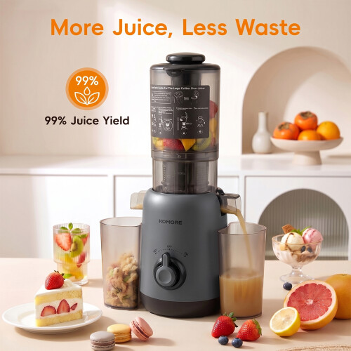 Living And Home 200W Cold Press Juicer Slow Masticating Machine 2