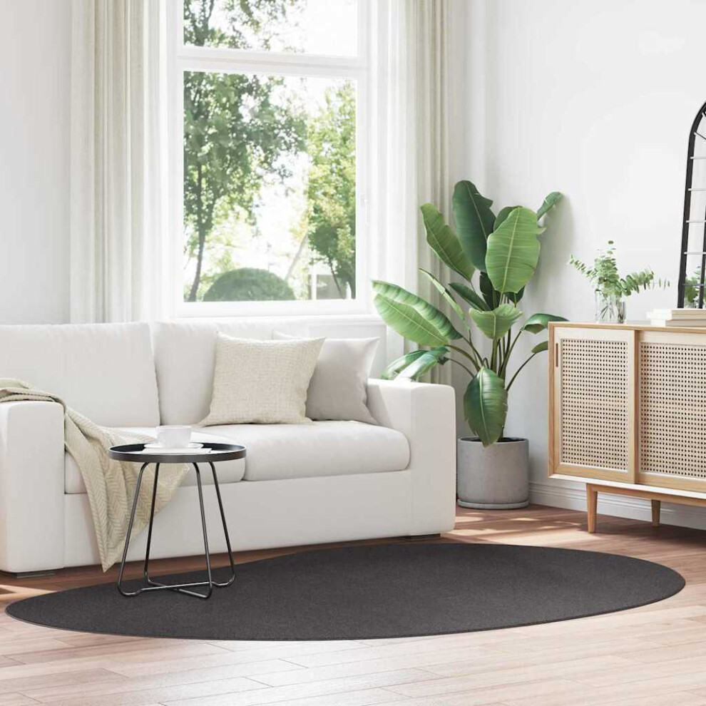 Vidaxl Area Rugs Huarte Anthracite 160 X 230 Cm Polyester
