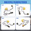 Car Multifunction Steering Wheel Cable 5G0971584C for   7 3