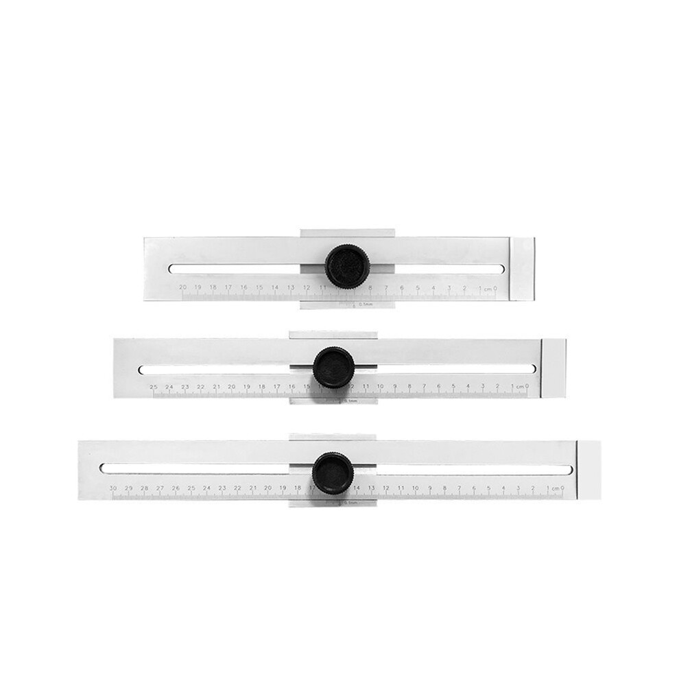 Criber Steel Marking Gauge Parallel Ruler Gauge Precise Marking Gauge Sliding Ruler 250Mm 4712849236804