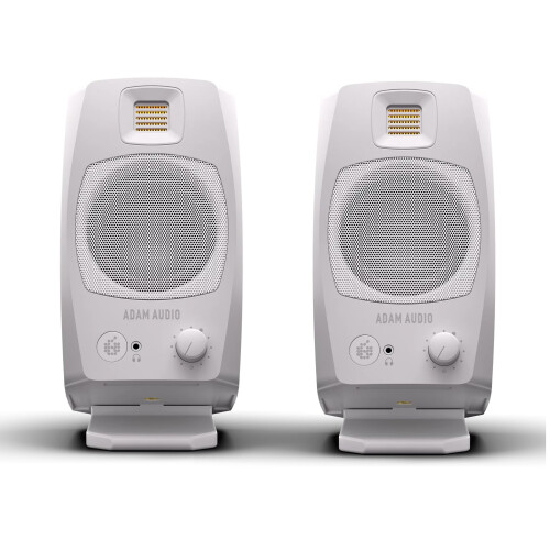 ADAM Audio D3V Active Desktop Monitoring System with USB-C Connection (Pair, White) 1