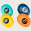 Meinl Percussion Egg Shaker Set - 4 different volumes - Including Soft, Medium, Loud, Extra Loud - Plastic, Multicolor (ES-SET-2) 4