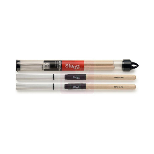Stagg SBRU10-WN Nylon Wooden Handle Drum Brushes 1