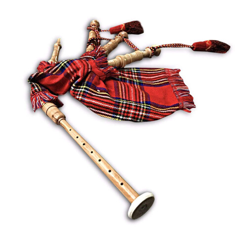 McWilliams Mini Miniature Bagpipe, Bagpipe for Beginners Playable Mini Gift (ROYAL STEWART) 1