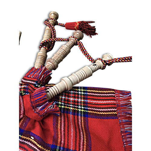 McWilliams Mini Miniature Bagpipe, Bagpipe for Beginners Playable Mini Gift (ROYAL STEWART) 2