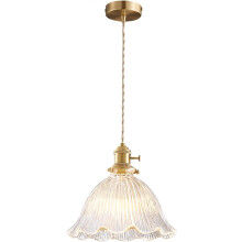 Glass Pendant Light Vintage Modern Pendant Light Retro Indoor Ceiling Light For Dining Room Living Room