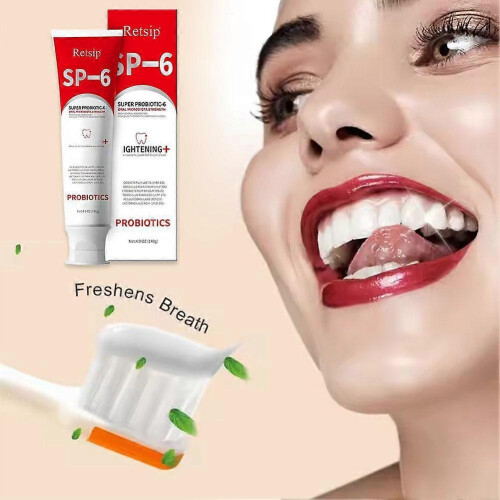 Probiotic Toothpaste Fresh Breath & Whitening Teeth Protects Gums 1