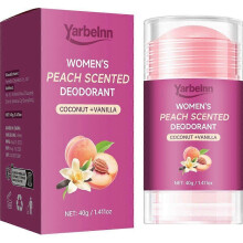 Yarbelnn Peach Scented Deodorant 40g Long Lasting Niacinamide