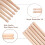 VAISOENY 5B Drum Sticks, Maple Drumsticks, Powerful, 12 Pairs 3