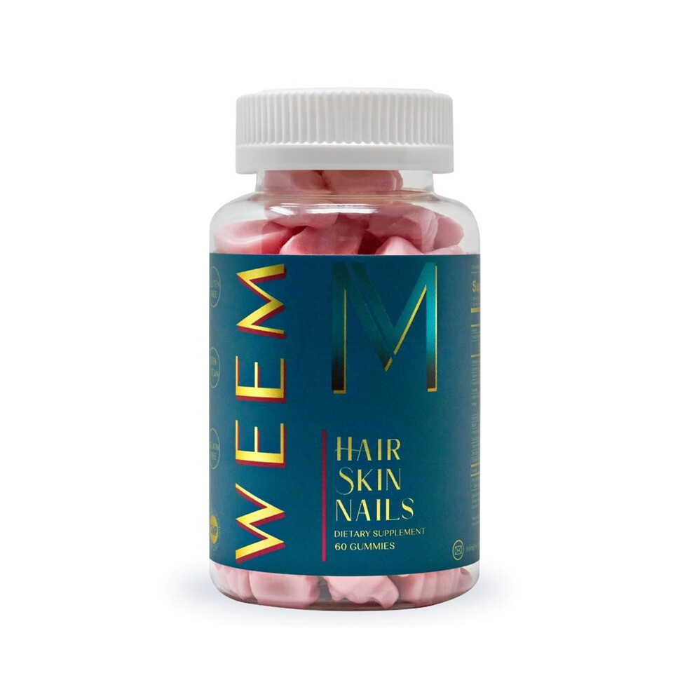 (3PCS) Hair Skin Nails Gummies 60 Count - Daily Beauty Multivitamin Dietary Supplement
