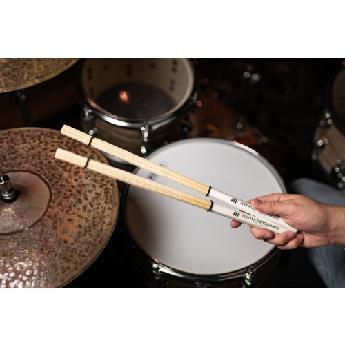 Meinl Bamboo Flex Multi-Rod Stick & Brush (SB202),Brown 2
